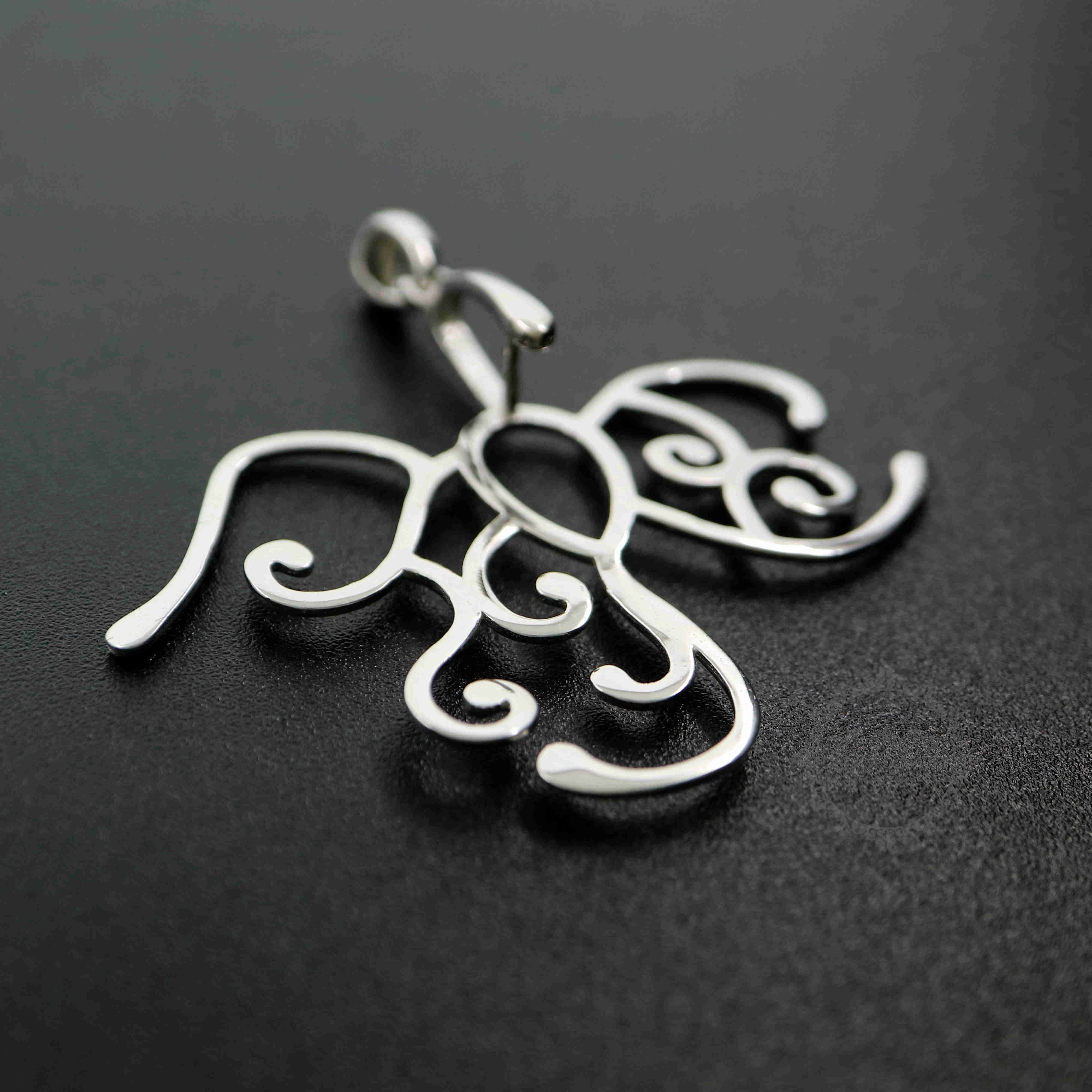 1Pcs 50MM Solid 925 Sterling Silver Adjustable Wire Stone Holder DIY Pendant Charm Supplies 1320327 - Click Image to Close